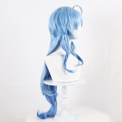 Lingqi Genshin Impact Ganyu One Tail One Meter Styling Gradient Cosplay Wig Cos Spot