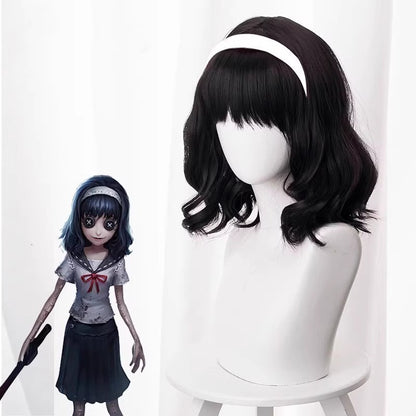 Ling Qi Anime Fifth Personality Dream Witch Kawakami Tomie Believer Micro curly headband cos wig