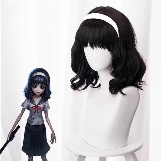 Ling Qi Anime Fifth Personality Dream Witch Kawakami Tomie Believer Micro curly headband cos wig