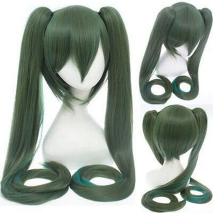 Hatsune Miku Kimono, Vocaloid, Anime Cosplay Wig, Character Fake Hair