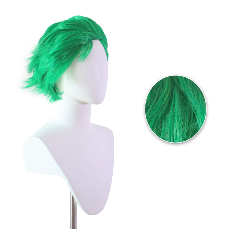 Hua Fei One Piece Cos Wig Roroa Solon Turf Head Big Back Animated Cos Fake Method