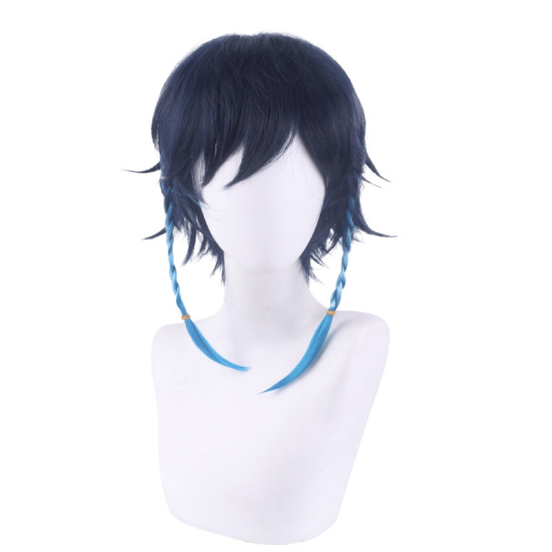 Huafei wigs, Genshin Impact, cosplay, Wendy wigs, twist braids, gradient wigs, anime wigs