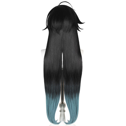 Ling Qi Honkai Star Dome Railway Dan Heng Drink Moon Jun Xiao Qinglong Ancient Style Cos Wig T Color Gradient Straight Hair