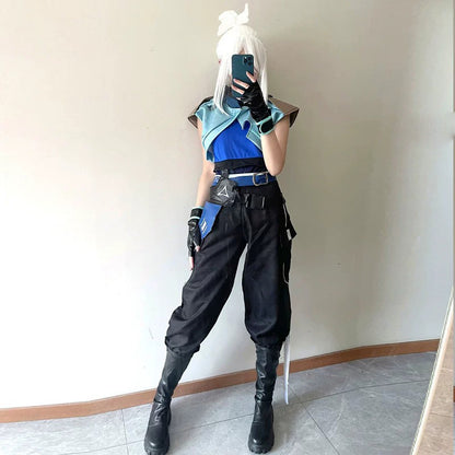 Valorant Jett Cosplay Costume Outfit Anime Expo Con Halloween