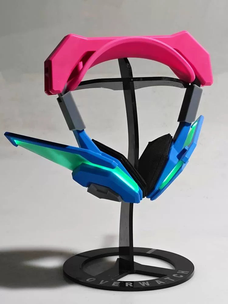 D.vA Dva Overwatch OW2 Bluetooth Wireless Headset Cosplay Anime Prop