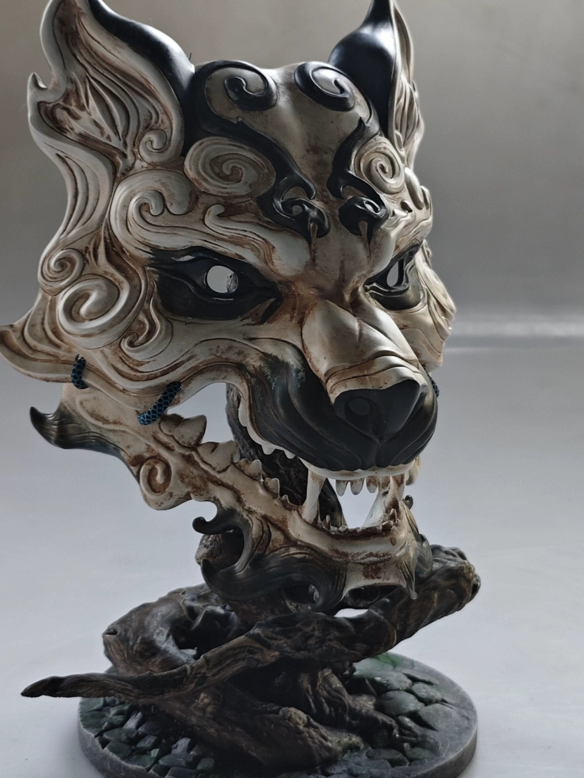 Black Myth Wukong Hundred Drama COS Model Game Peripheral Ornaments White Face Mask Monkey King