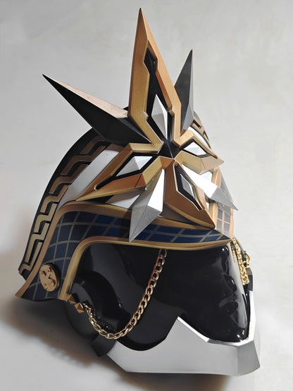 Capitano II Genshin Impact Helmet Cosplay Anime Prop Mask