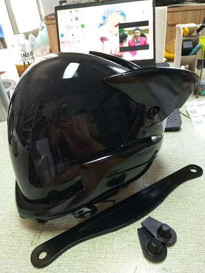 Asuka Langley Soryu Evangelion Punk Helmet Cosplay Anime Prop Mask