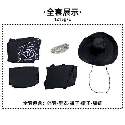 Kpop Witch Hunt Group Cosplay Uniform Qin Yu Shaga Boy Devil Boy Group Cosplay Uniform The same stage costume full set