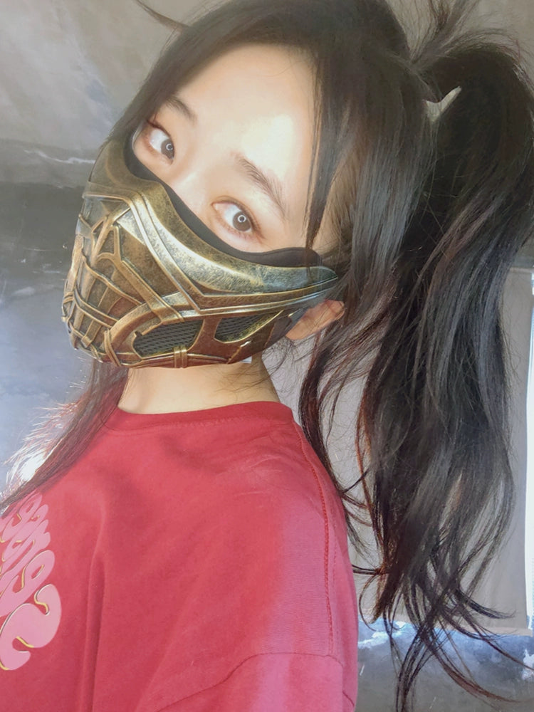Mortal Kombat Sub-Zero and Scorpion Helmet Cosplay Anime Prop Mask