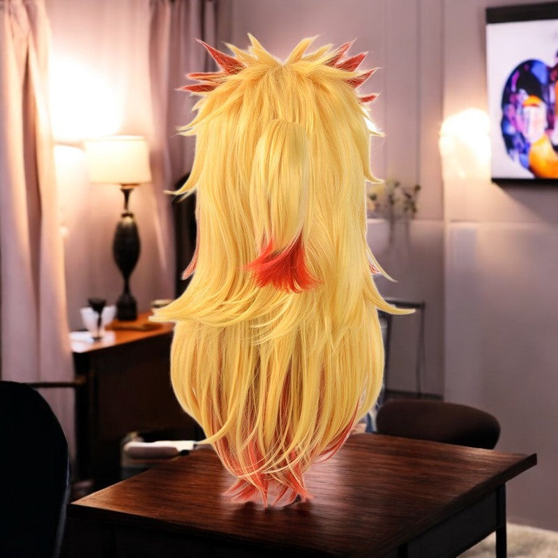 Kyojuro Rengoku, Demon Slayer, Kimetsu no Yaiba, Anime Character Wig, Anime, Character Hair