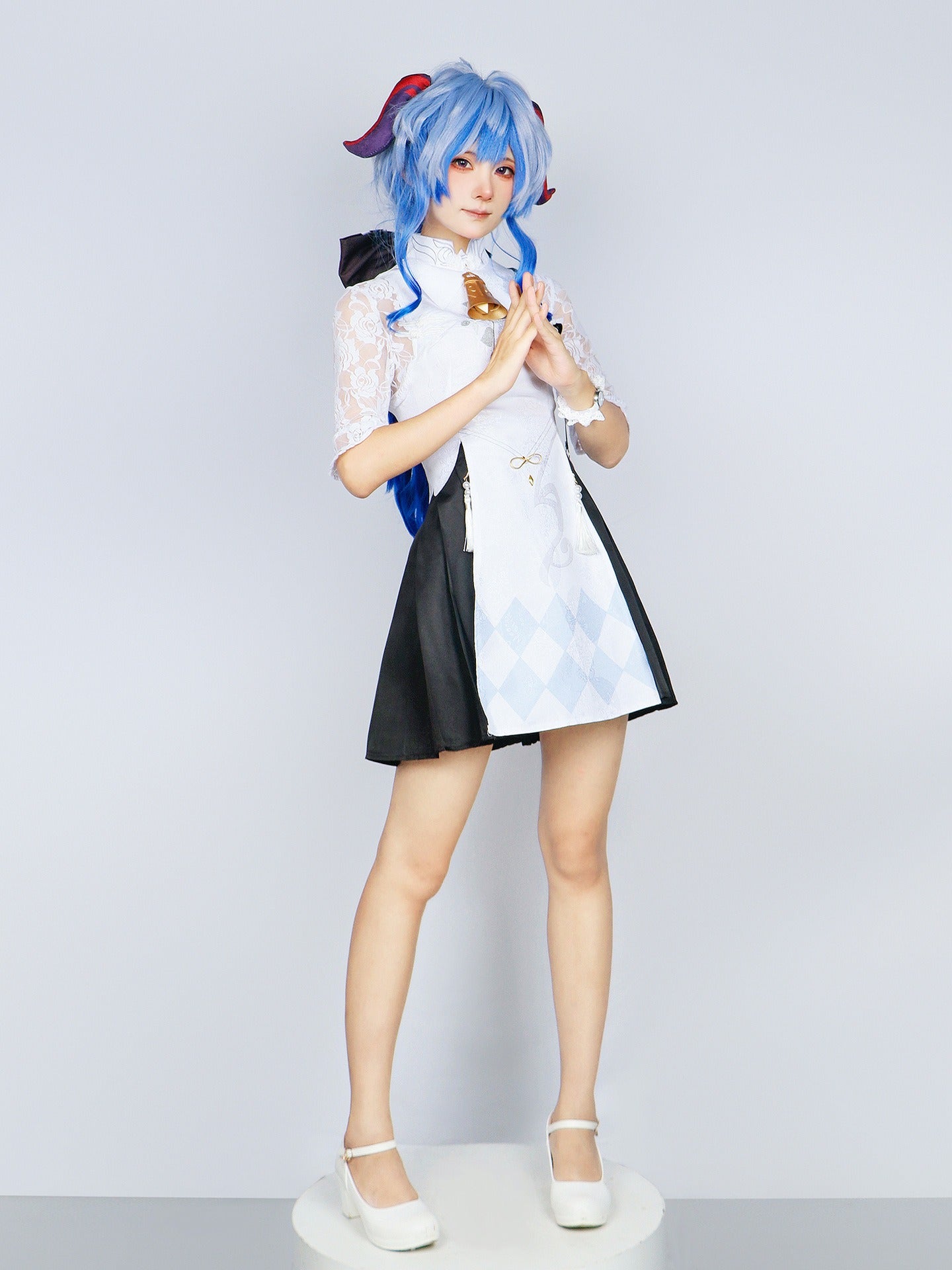 Genshin Impact Ganyu Cosplay Costume Outfit Anime Expo Con Halloween