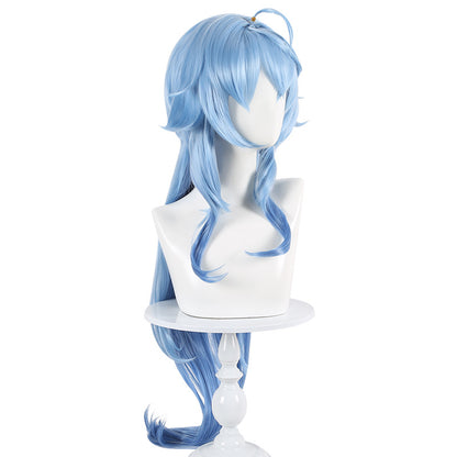 Lingqi Genshin Impact Ganyu One Tail One Meter Styling Gradient Cosplay Wig Cos Spot