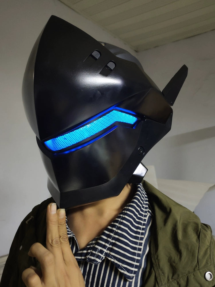 Genji Shimada Overwatch 2 Helmet Cosplay Anime Prop Mask