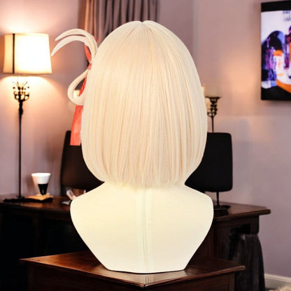 Chisato Nishikigi, Lycoris Recoil, Anime Character Wig, Anime, Character Hair / with Red Ribbon