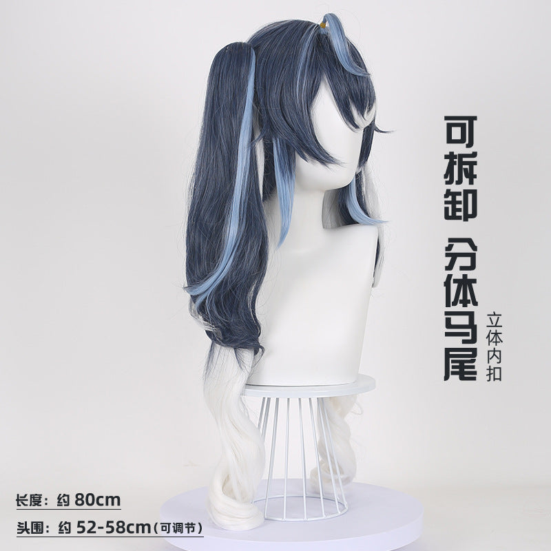 Lingqi new Hatsune Miku COS wig miku2025 snow Hatsune split styling model manufacturers wholesale