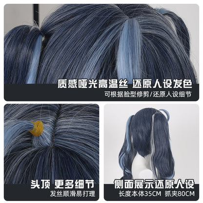 Lingqi new Hatsune Miku COS wig miku2025 snow Hatsune split styling model manufacturers wholesale