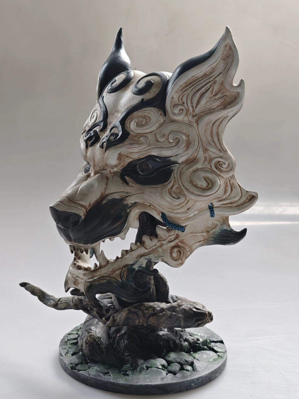 Black Myth Wukong Hundred Drama COS Model Game Peripheral Ornaments White Face Mask Monkey King