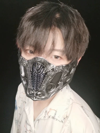 Mortal Kombat Sub-Zero and Scorpion Helmet Cosplay Anime Prop Mask