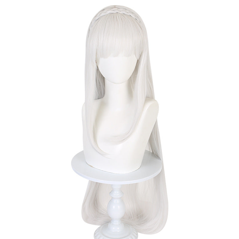 Emilia | Re:Zero, Anime Cosplay Wig, Character Fake Hair