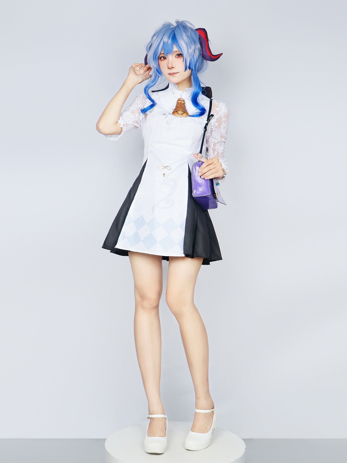 Genshin Impact Ganyu Cosplay Costume Outfit Anime Expo Con Halloween