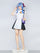 Genshin Impact Ganyu Cosplay Costume Outfit Anime Expo Con Halloween