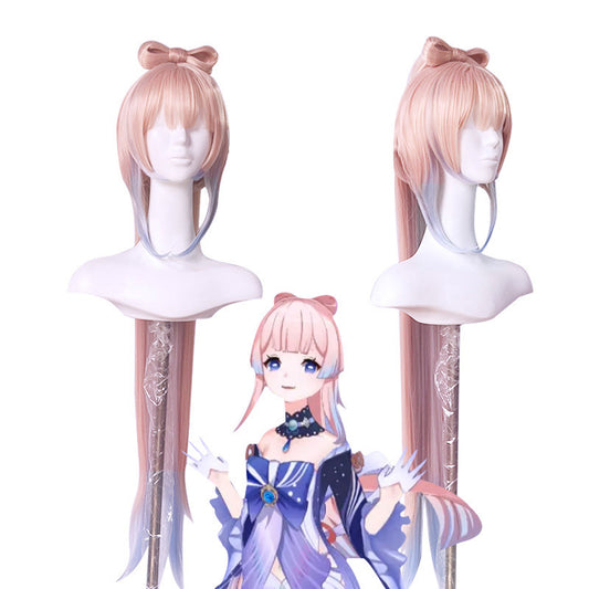 Huafei new country coral palace original god cos heart sea wig short hair main tiger mouth clip ponytail bow hairpin