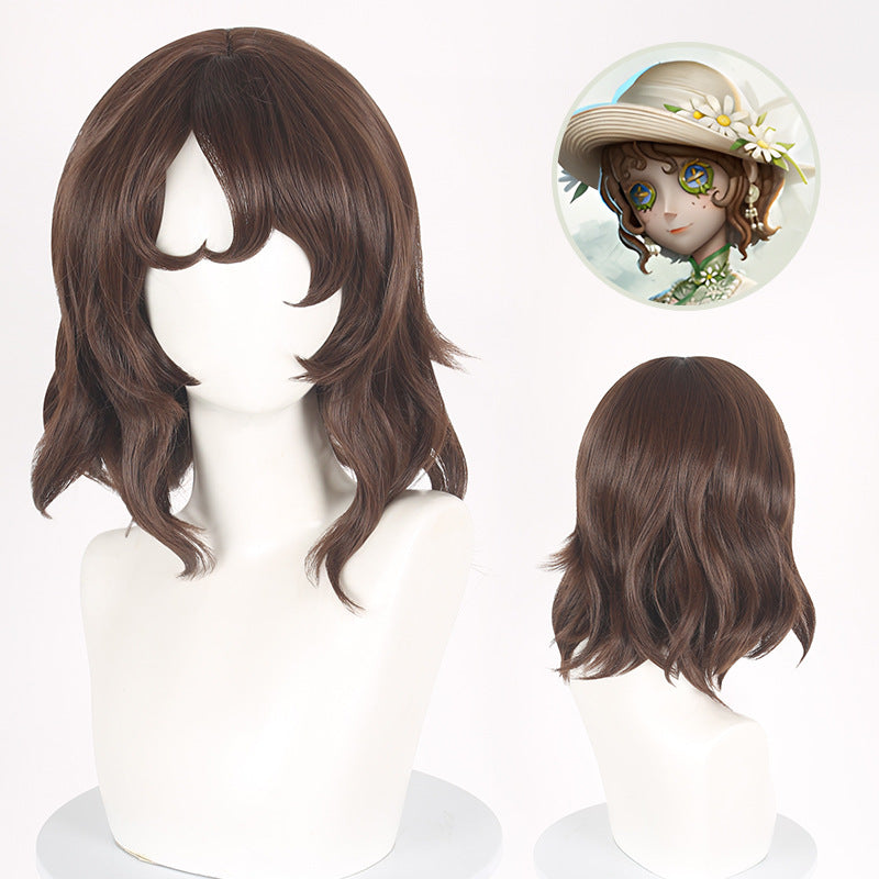 Ling Qi Fifth Personality Gardener Chu Qing Cos Wig Hangzhou West Lake Linkage Leather Cosplay Wig