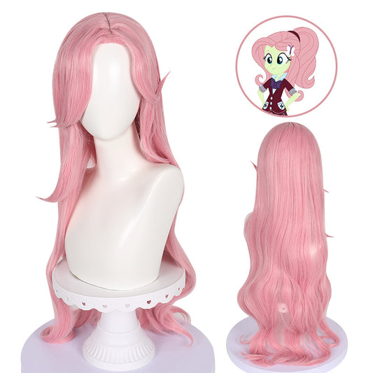 Ling Qi, My Little Pony, Fluttersy Cos Wig, Soft Princess, Fluffy Big Wavy Fur, Soft Silk
