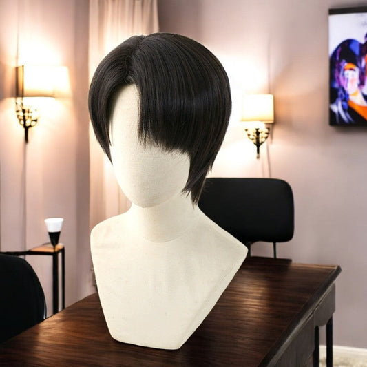 Levi Ackerman, Anime Character Wig, Anime, Character Hair