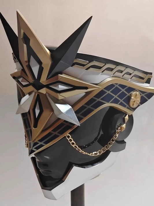Capitano II Genshin Impact Helmet Cosplay Anime Prop Mask