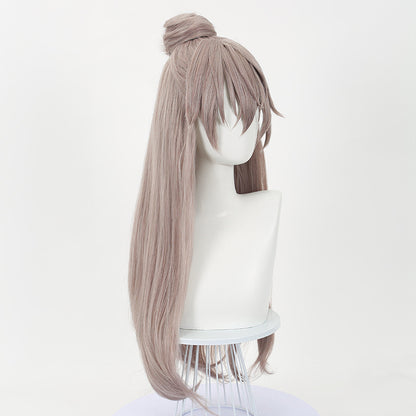 Ling Qi Codename Yuan Ji cos wig tiger mouth clip hair bag game cosplay wig simulation scalp top