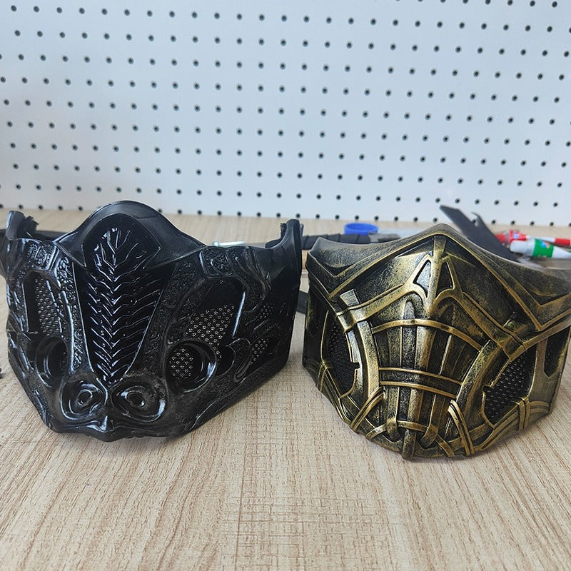Mortal Kombat Sub-Zero and Scorpion Helmet Cosplay Anime Prop Mask
