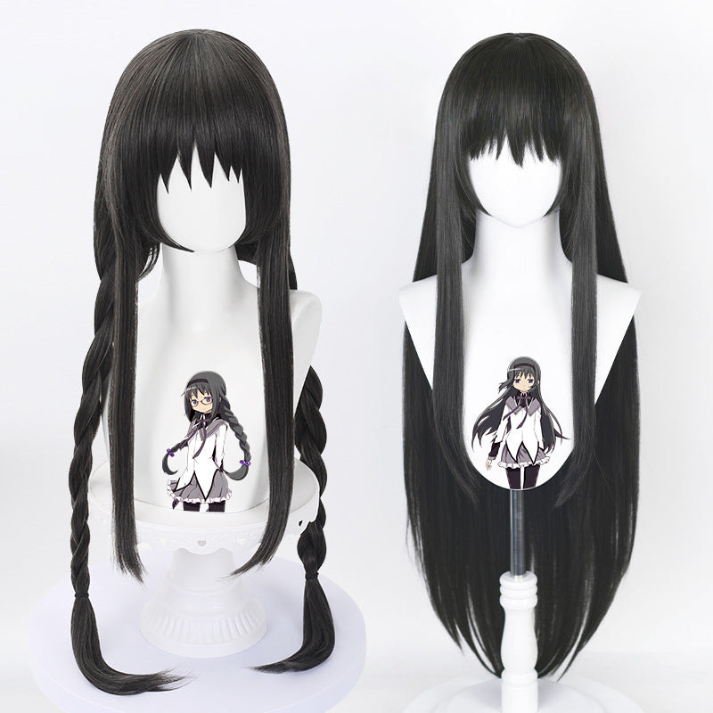 Homura Akemi The Puella Magi, Anime Cosplay Wig, Character Fake Hair