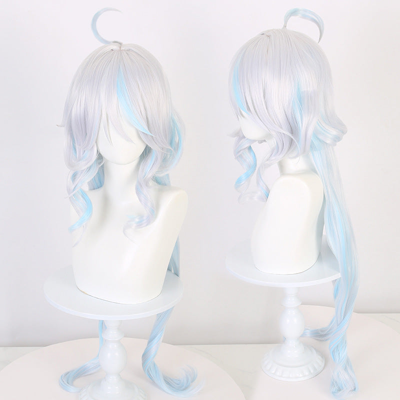 Genshin Impact, Furina, Anime Cosplay Wig, Character Fake Hair