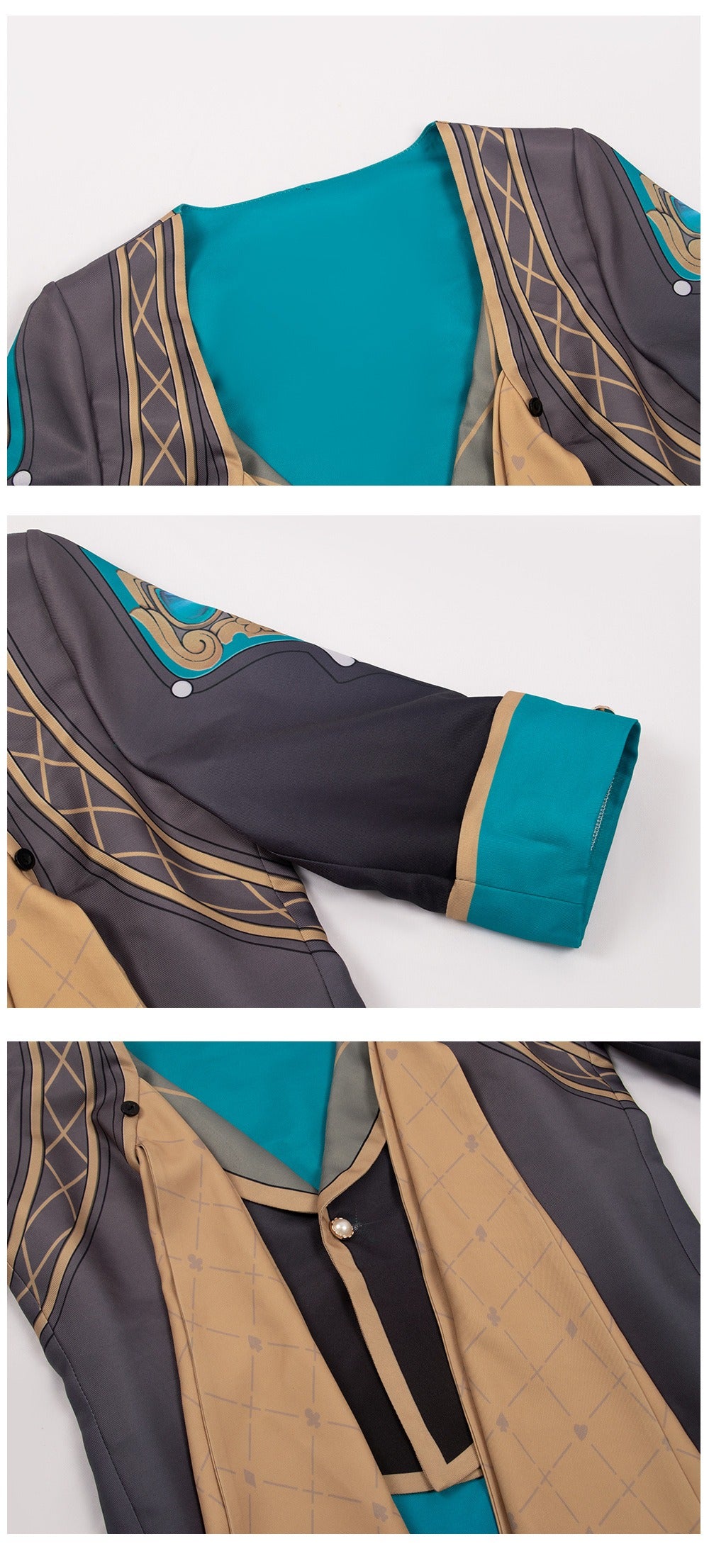 Honkai Star Rail Aventurine Cosplay Costume Outfit Anime Expo Con Halloween