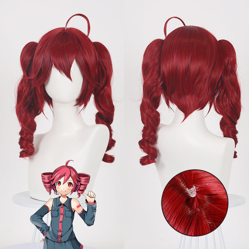 Vocaloid Kasane Teto and Hatsune Miku, Anime Cosplay Wig, Character Fake Hair
