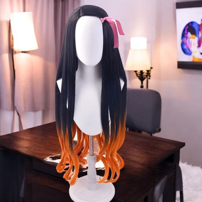 Nezuko Kamado, Demon Slayer, Kimetsu No Yaiba, Anime Character Wig, Anime, Character Hair