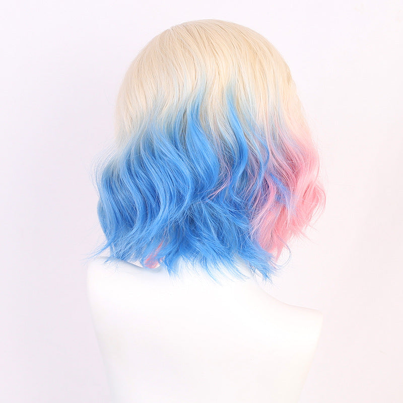 American drama Wednesday anime cos wig Enid Sinclair wolf girl European and American gradient dye