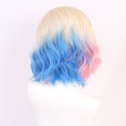 American drama Wednesday anime cos wig Enid Sinclair wolf girl European and American gradient dye