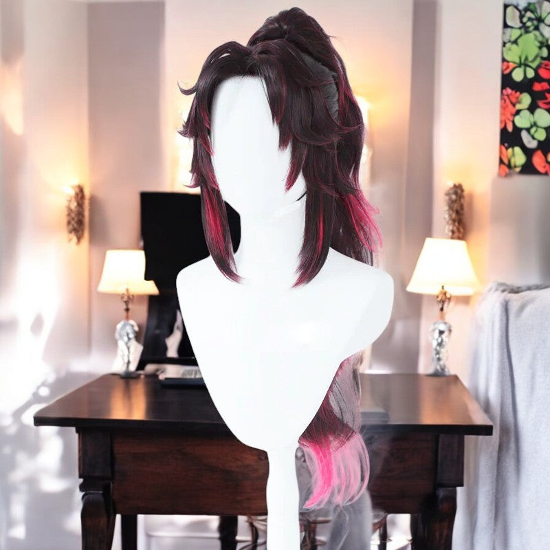 Yoriichi Tsugikuni, Demon Slayer, Kimetsu No Yaiba, Anime Character Wig, Anime, Character Hair