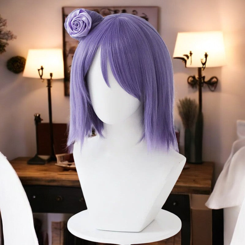 Konan, Naruto, Anime Character Wig, Anime, Character Hair, with Flower Hair Pin