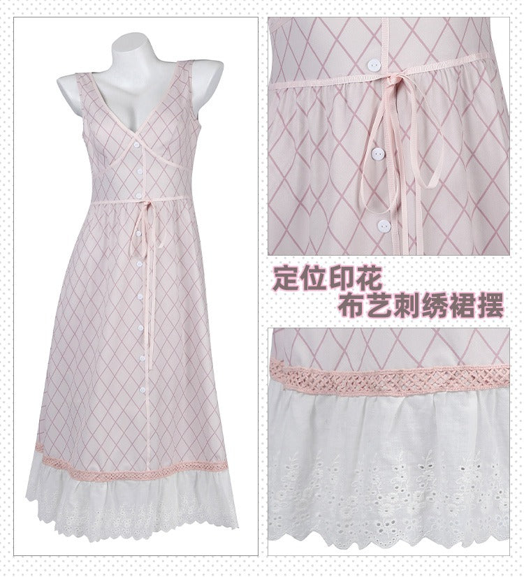 Aerith Final Fantasy 7 Cosplay Costume Outfit Anime Expo Con Halloween