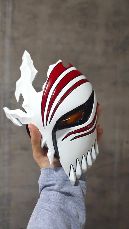 Ichigo Kurosaki Bleach Helmet Cosplay Anime Prop Mask