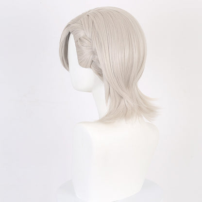 Lingqi Genshin Impact Linette Linny COS Wig Artificial Scalp Pick Dye Short Hair Factory Direct Sales