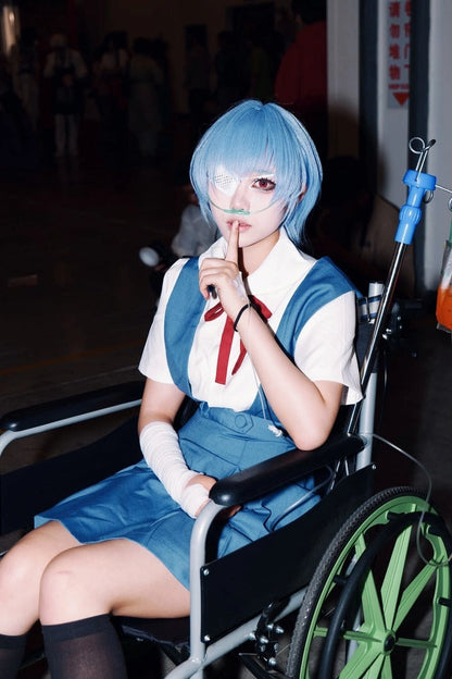 Nurse Asuka Langley and Rei Ayanami, Cosplay Costume Outfit, Anime Events, Character Outfit