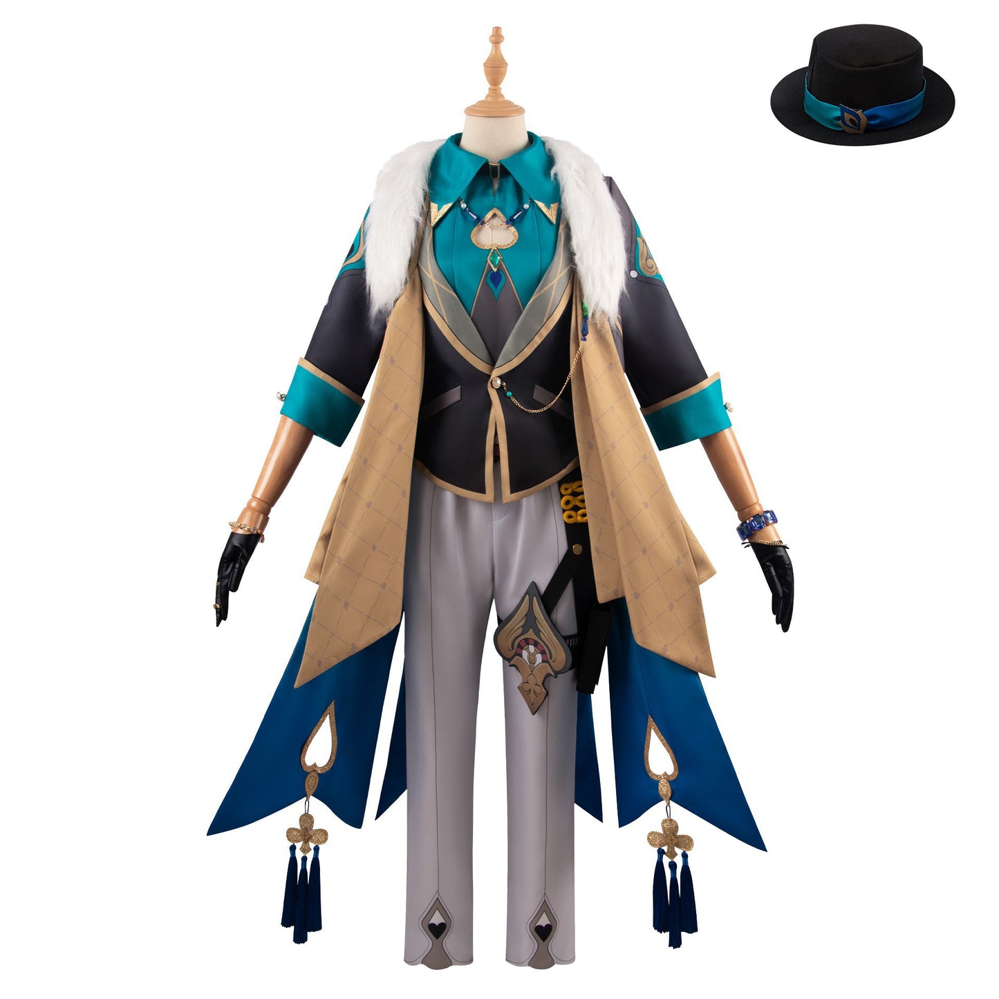 Honkai Star Rail Aventurine Cosplay Costume Outfit Anime Expo Con Halloween
