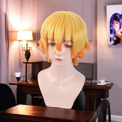 Zenitsu Agatsuma, Demon Slayer, Kimetsu No Yaiba, Anime Character Wig, Anime, Character Hair