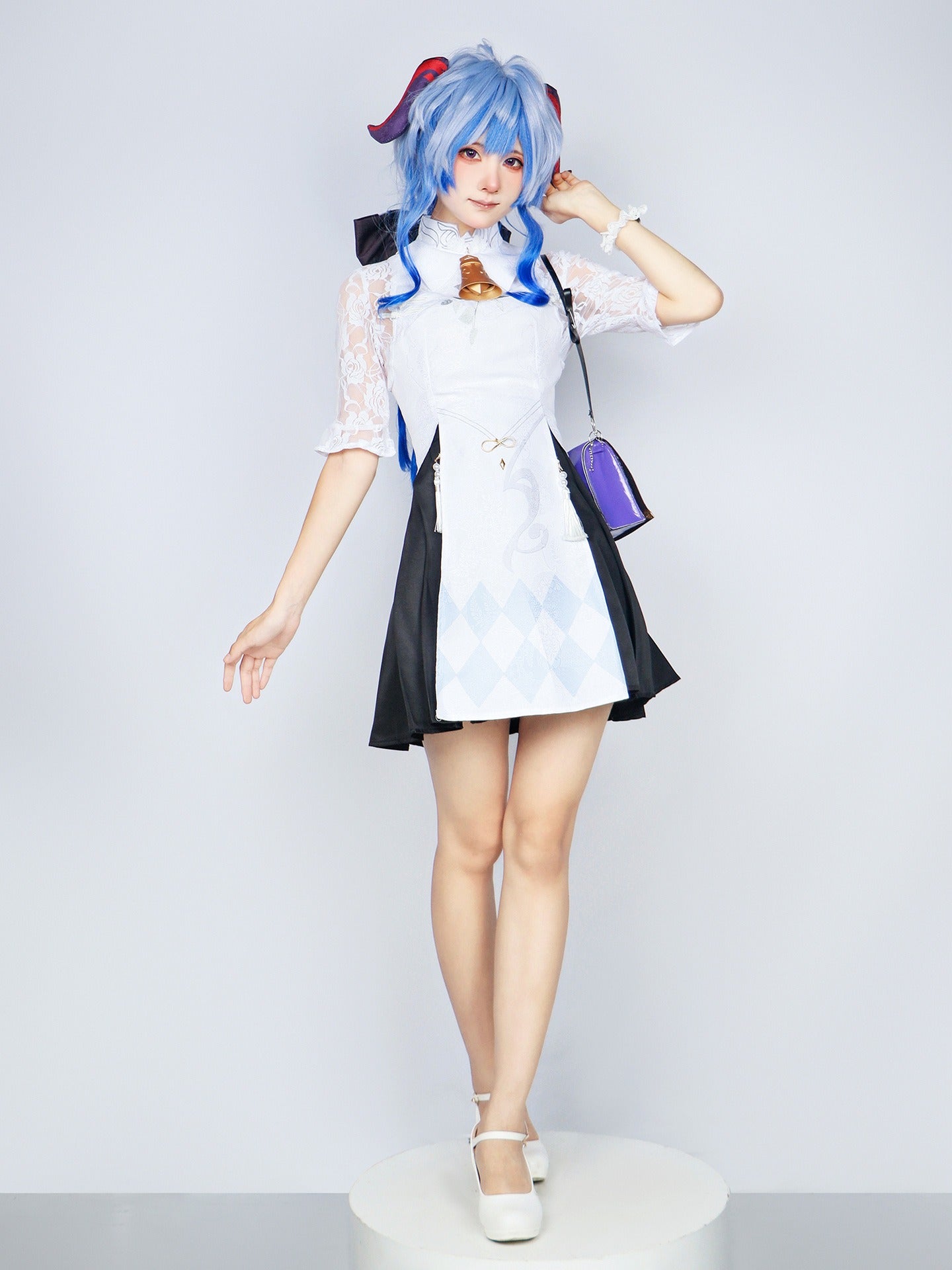 Genshin Impact Ganyu Cosplay Costume Outfit Anime Expo Con Halloween