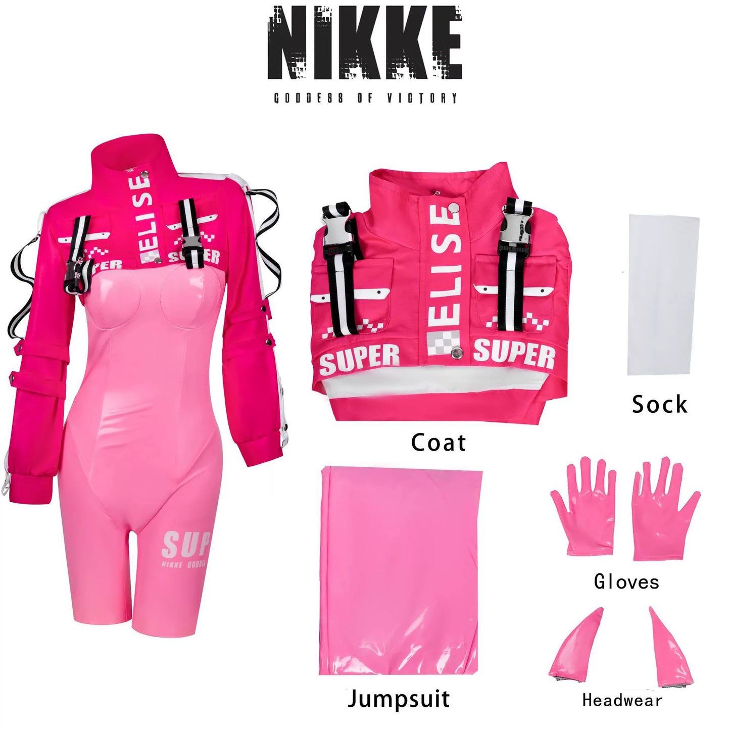 Goddess of Victory Alice Nikke Cosplay Costume Outfit Anime Expo Con Halloween